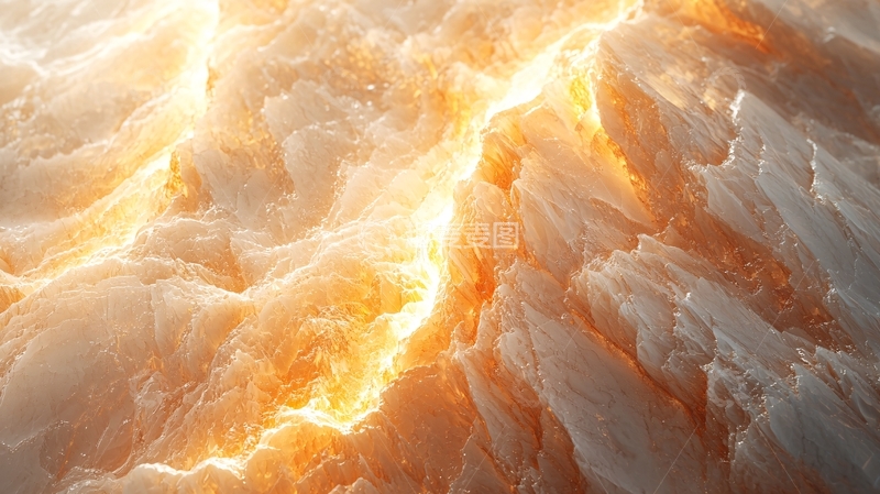 高清大图下载【趣麦麦图】金色光芒下的云层纹理