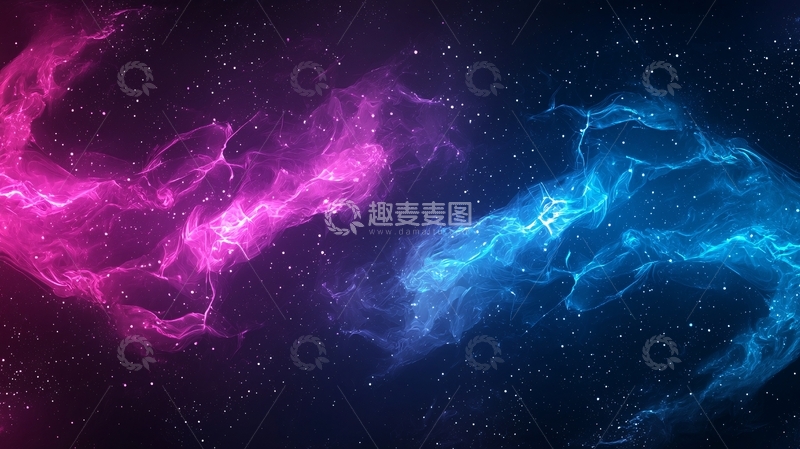 高清大图下载【趣麦麦图】绚丽星云背景图