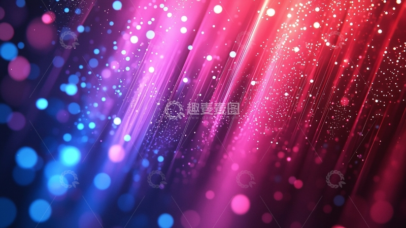 高清大图下载【趣麦麦图】绚丽光斑背景