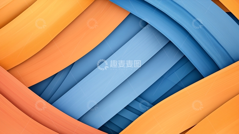 高清大图下载【趣麦麦图】抽象彩色编织条纹背景