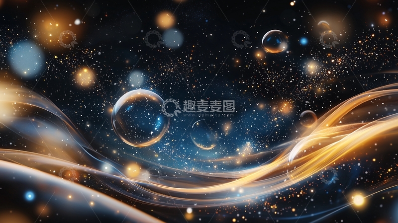 高清大图下载【趣麦麦图】梦幻星空背景