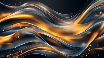 金色光泽曲线背景