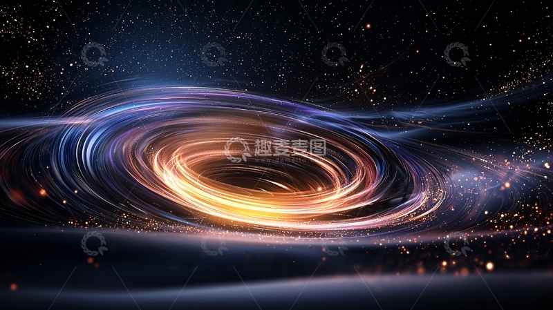 高清大图下载【趣麦麦图】漩涡星云高清图片