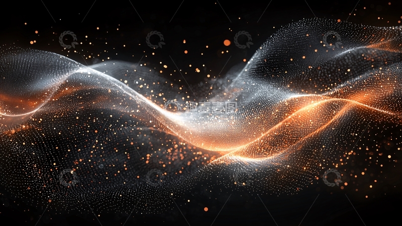 高清大图下载【趣麦麦图】光线流动抽象背景