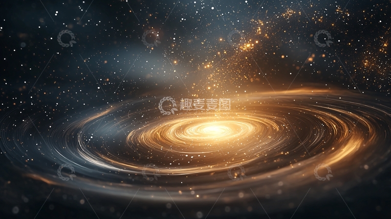 高清大图下载【趣麦麦图】壮丽的宇宙星云旋涡