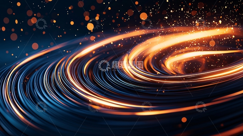 高清大图下载【趣麦麦图】光线流动抽象背景