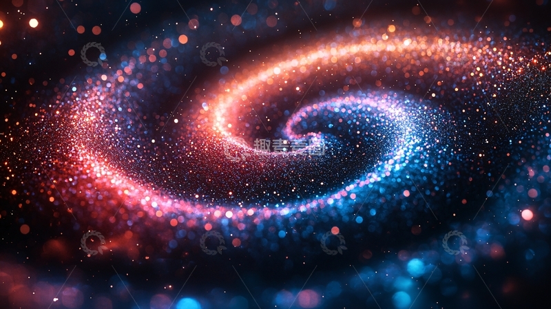 高清大图下载【趣麦麦图】星云漩涡发光宇宙