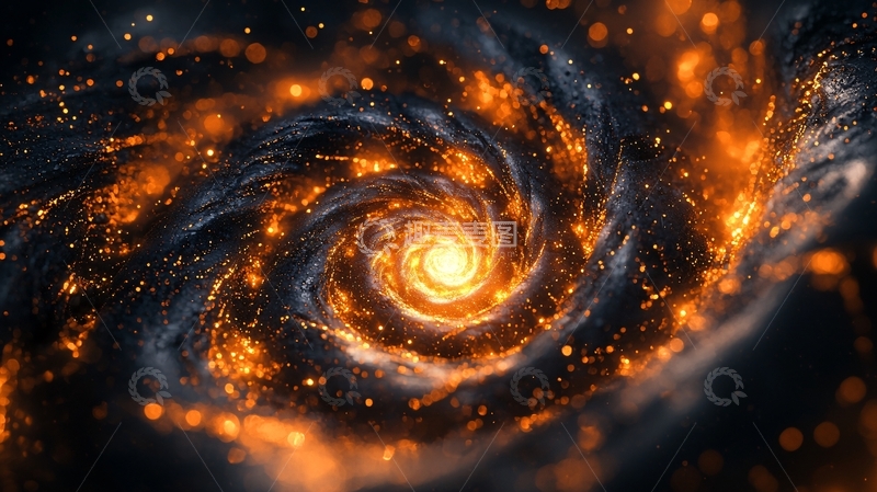 高清大图下载【趣麦麦图】星云漩涡高清图片