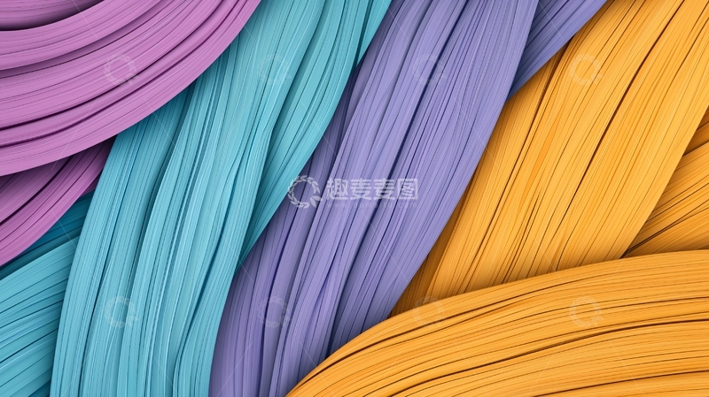 高清大图下载【趣麦麦图】彩色拉链排列特写