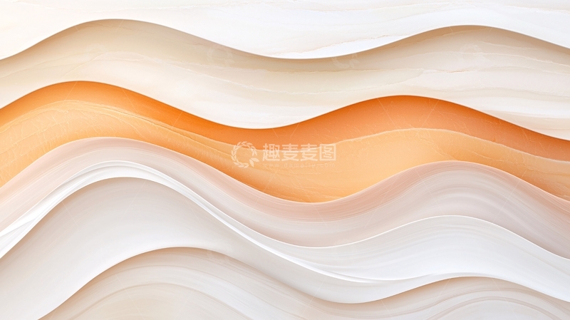 高清大图下载【趣麦麦图】柔和的米色波浪背景