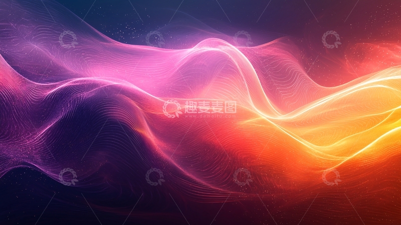 高清大图下载【趣麦麦图】彩色烟雾流动7