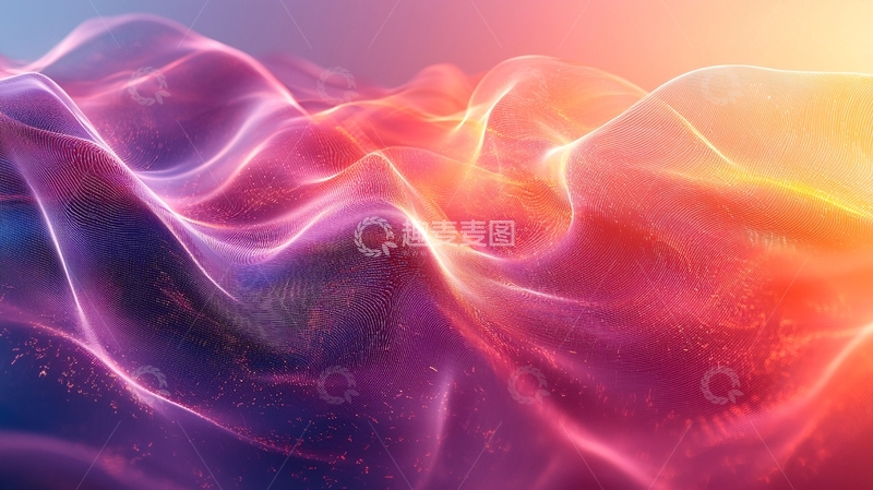 高清大图下载【趣麦麦图】抽象光线流动