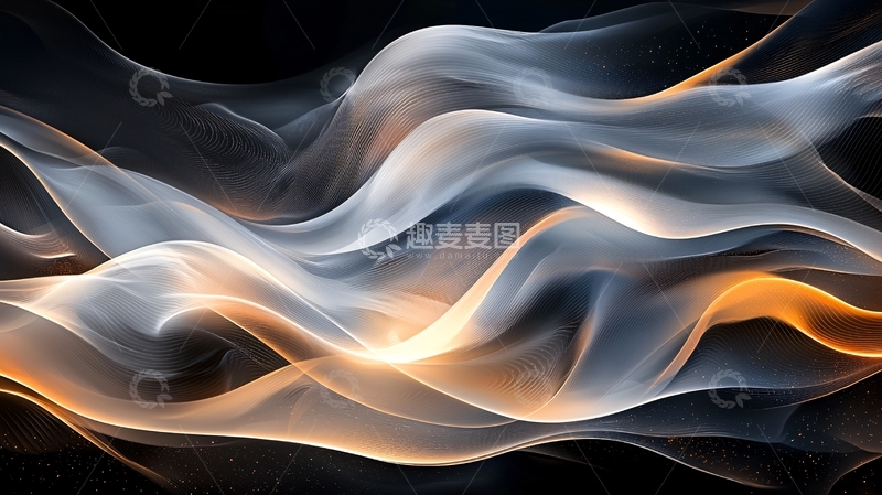 高清大图下载【趣麦麦图】抽象烟雾光影