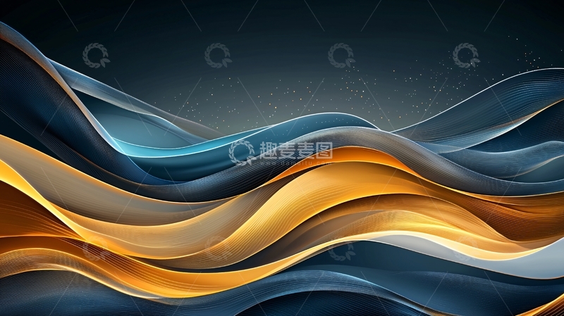 高清大图下载【趣麦麦图】抽象波浪高清图片