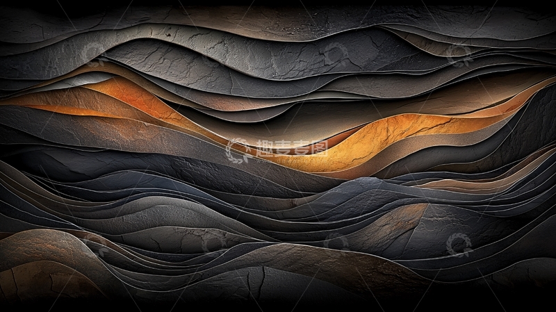 高清大图下载【趣麦麦图】抽象波浪纹理