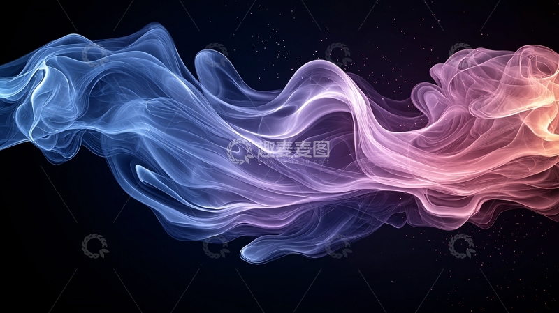 高清大图下载【趣麦麦图】彩色烟雾背景