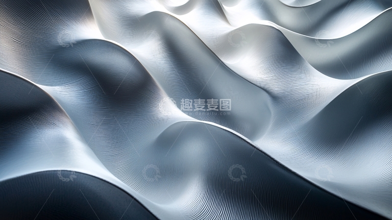高清大图下载【趣麦麦图】流动光影的抽象波浪