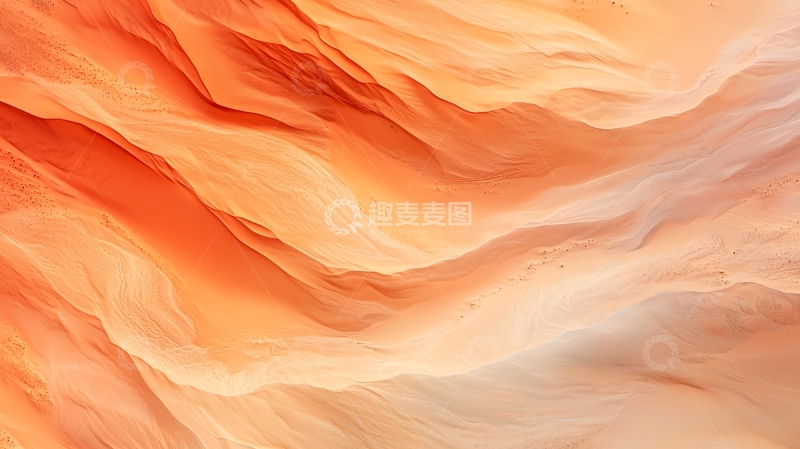 高清大图下载【趣麦麦图】橙色水彩纹理抽象背景