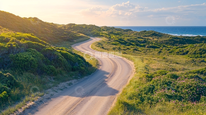 高清大图下载【趣麦麦图】蜿蜒的海岸公路