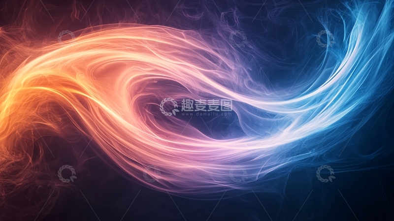 高清大图下载【趣麦麦图】能量流动抽象背景