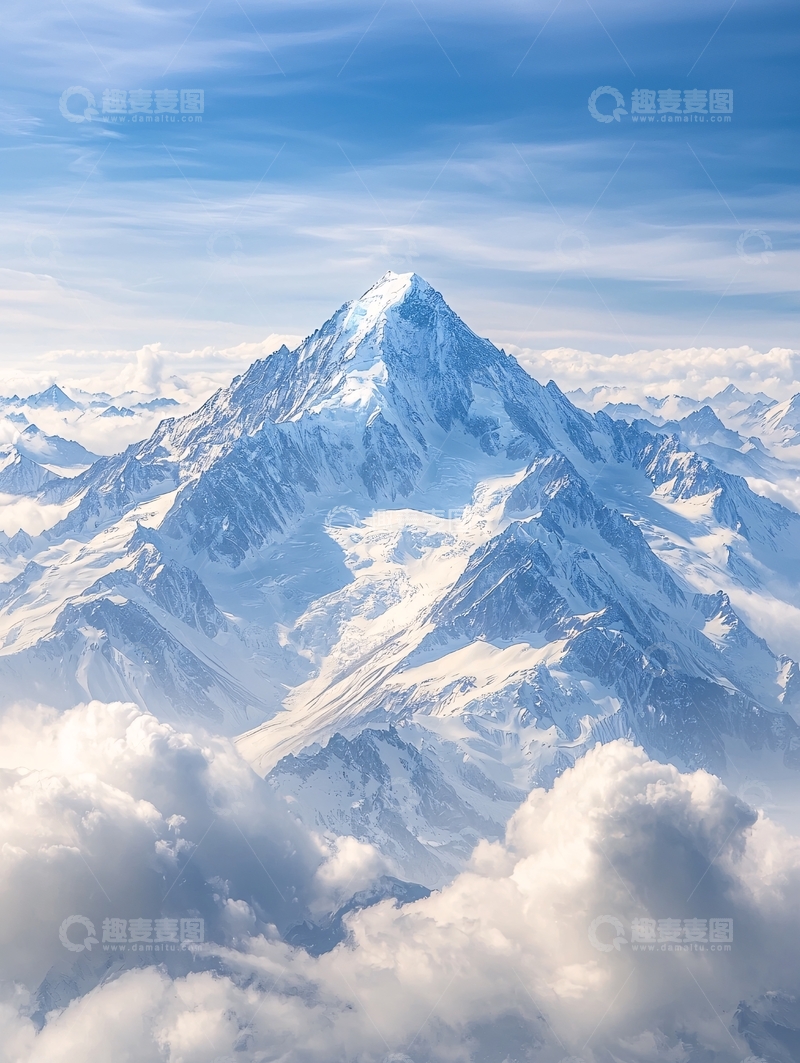 高清大图下载【趣麦麦图】雪山云海高清图片