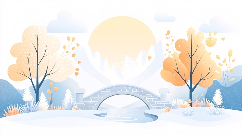 高清大图下载【趣麦麦图】清新淡雅的秋日风景