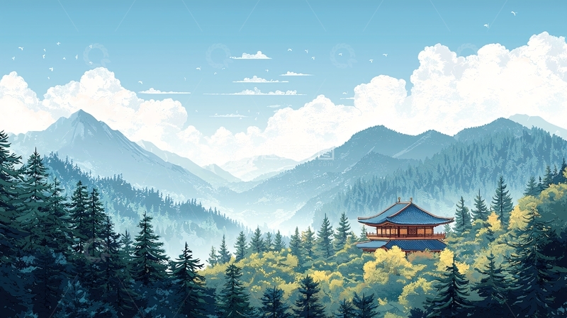 高清大图下载【趣麦麦图】宁静山水高清图片