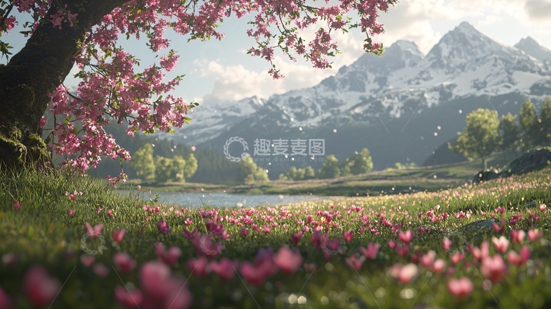 高清大图下载【趣麦麦图】唯美春景高清图片