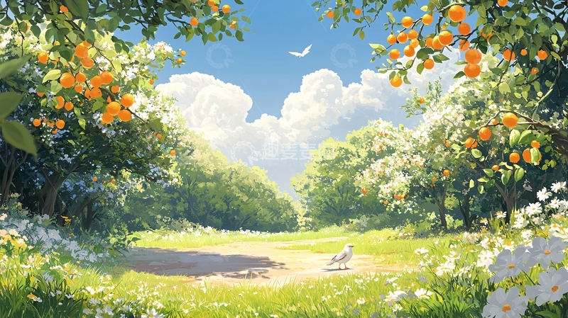 高清大图下载【趣麦麦图】唯美清新草地森林