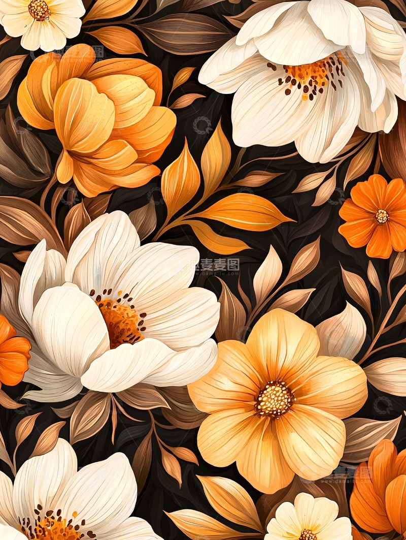 高清大图下载【趣麦麦图】花朵背景高清图片