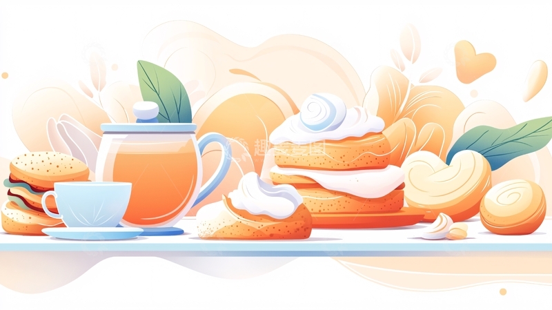 高清大图下载【趣麦麦图】精致下午茶和清新饮品