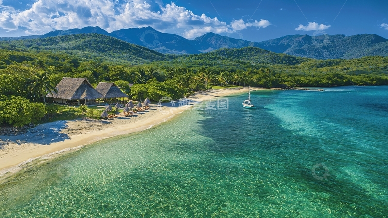 高清大图下载【趣麦麦图】热带海岛风光