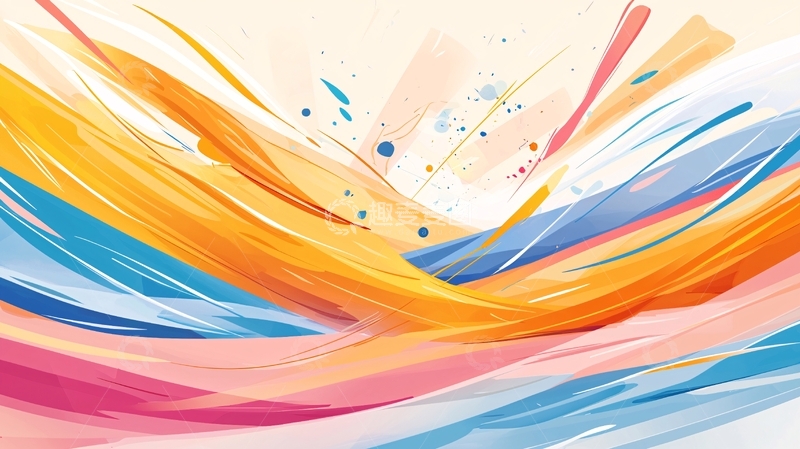 高清大图下载【趣麦麦图】抽象彩色背景