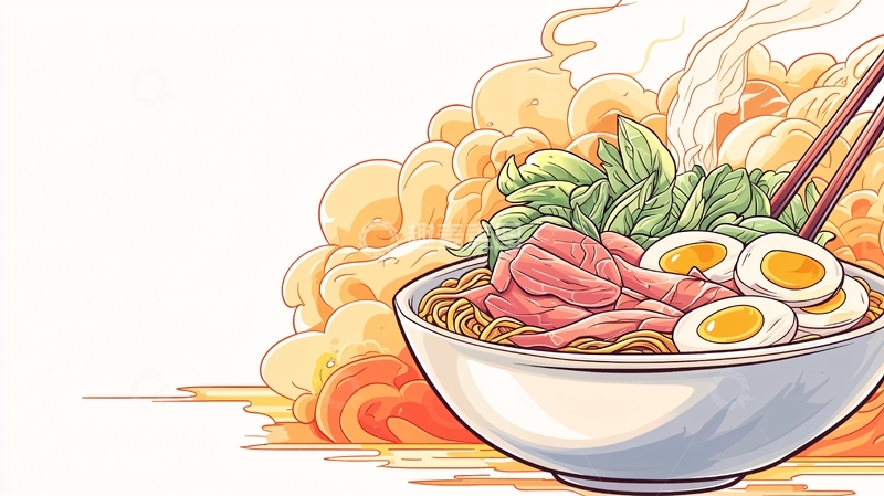高清大图下载【趣麦麦图】日式拉面美食