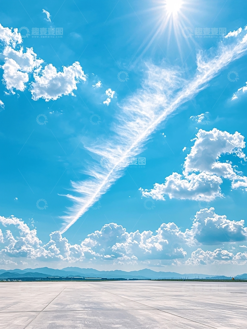 高清大图下载【趣麦麦图】蓝天白云晴空万里