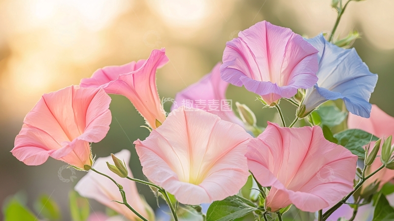 高清大图下载【趣麦麦图】牵牛花高清图片