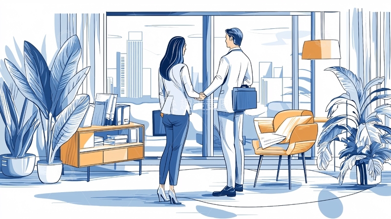 高清大图下载【趣麦麦图】商务人士握手