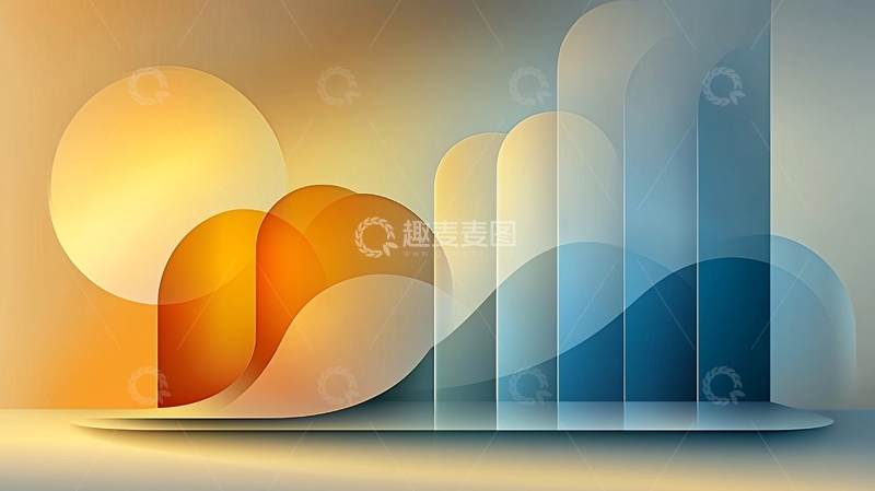 高清大图下载【趣麦麦图】抽象渐变叠加
