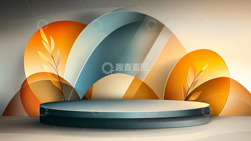 高清大图下载【趣麦麦图】圆形舞台背景