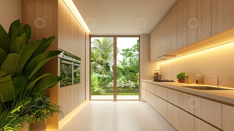 高清大图下载【趣麦麦图】简约厨房一角