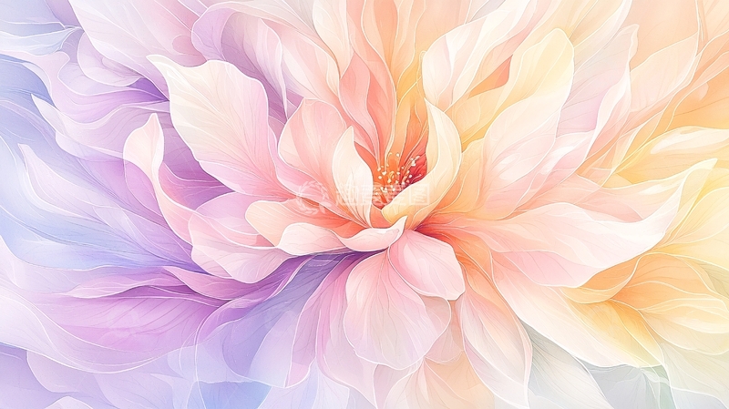 高清大图下载【趣麦麦图】绚丽多彩的花朵特写