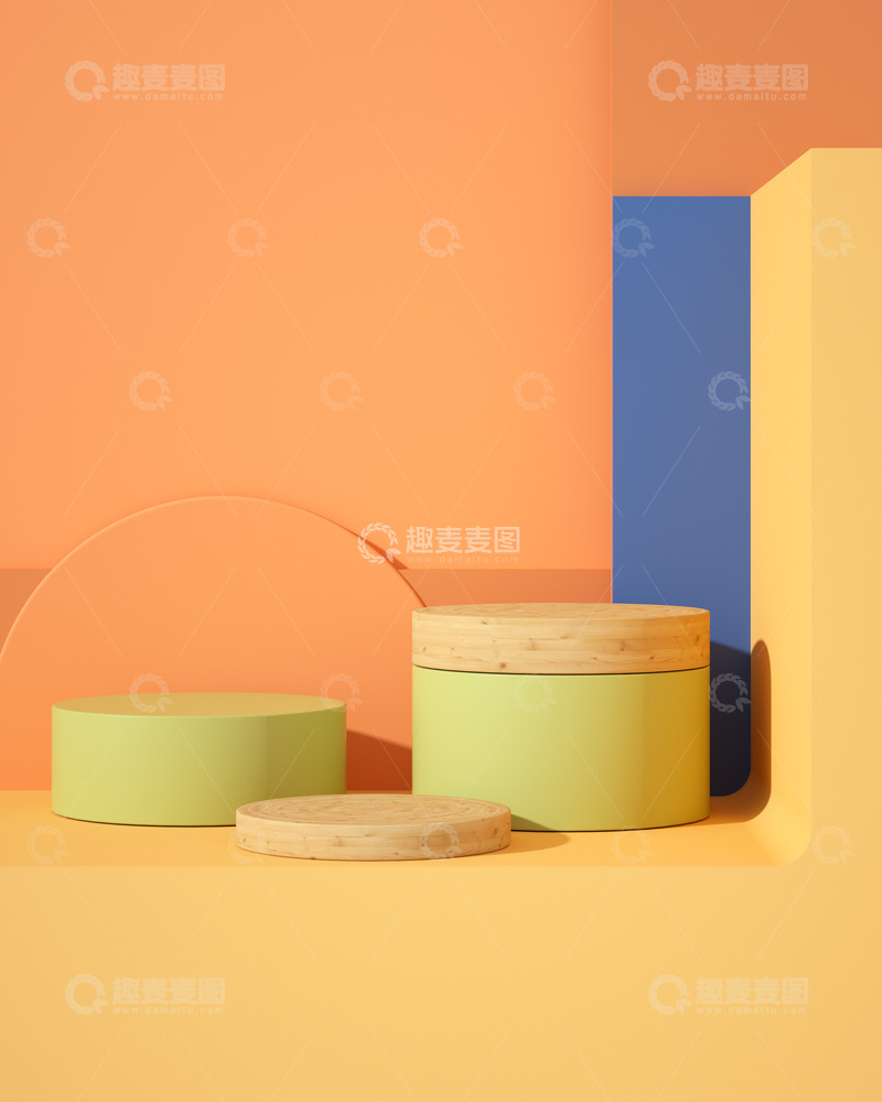 电商立体创意背景图49