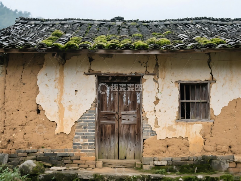 高清大图下载【趣麦麦图】斑驳旧屋与乡村氛围景致