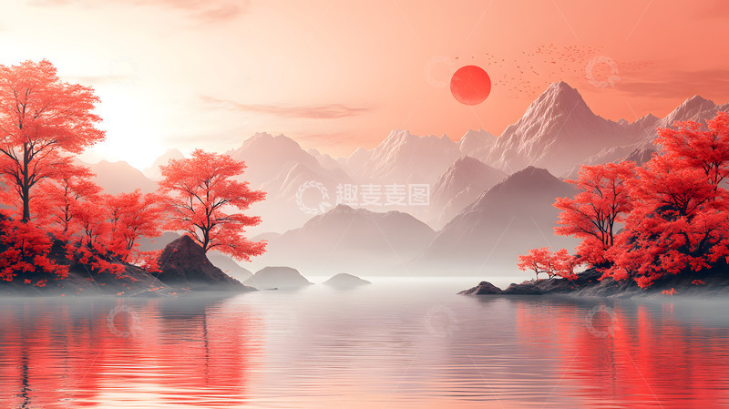 高清大图下载【趣麦麦图】质感秋天风景