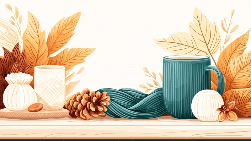 高清大图下载【趣麦麦图】秋季主题的静物摆拍