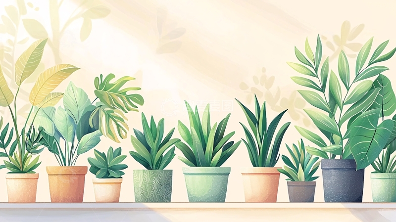 高清大图下载【趣麦麦图】盆栽植物高清图片