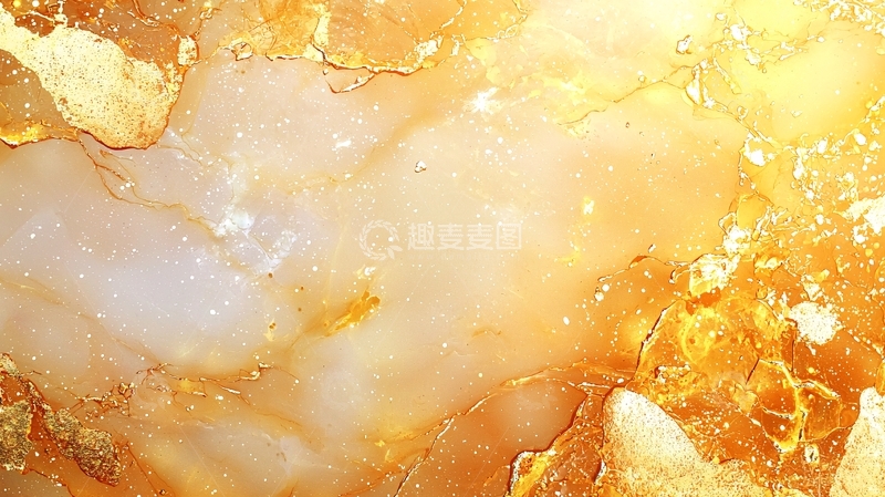 高清大图下载【趣麦麦图】金色大理石纹理背景