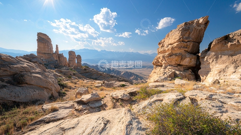 高清大图下载【趣麦麦图】奇特岩石地貌