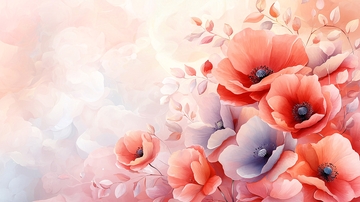 水彩花卉高清图片