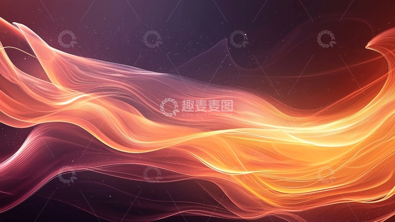 高清大图下载【趣麦麦图】抽象流动线条背景图